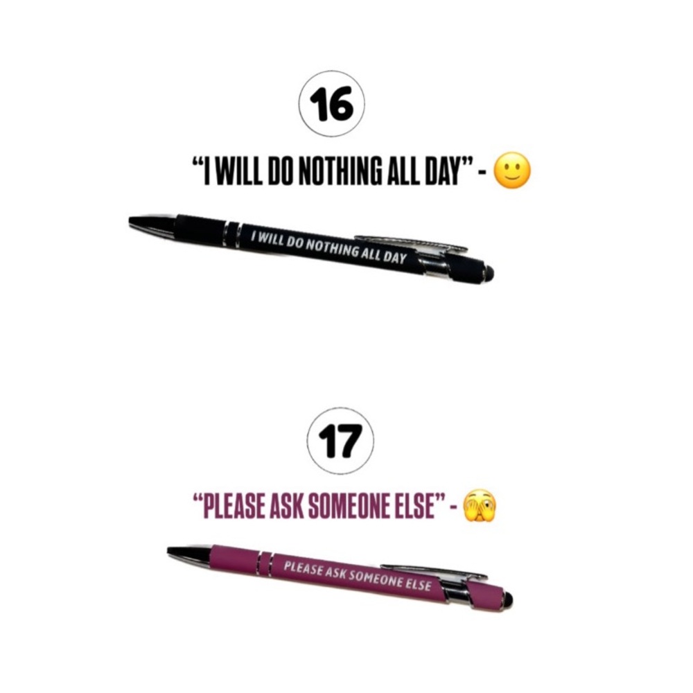 Funny Phrase Pen (1) with Stylus - Picture 15 of 16